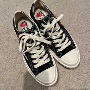 Comme de garçon low top converse